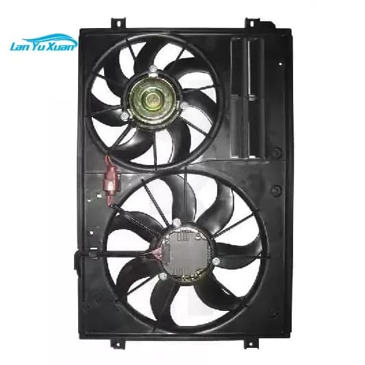 1K0121205AB Piccoli Specifiche Modulo 12 Auto Motore Elettrico 12V Ventole Del Radiatore di Raffreddamento Per Auto Per A3 Vw Golf Sagitar Magotan