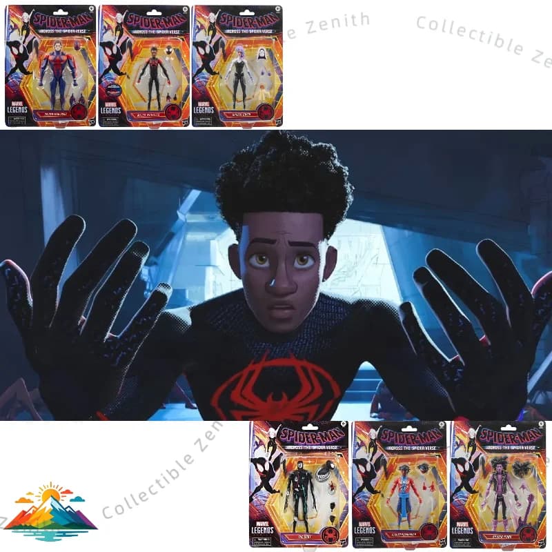 Hasbro Marvel Spider-Man: Across The Spider-Verse Miles Morales/Gwen/The Spot/Punk Action Figure Original Toys Model Gifts