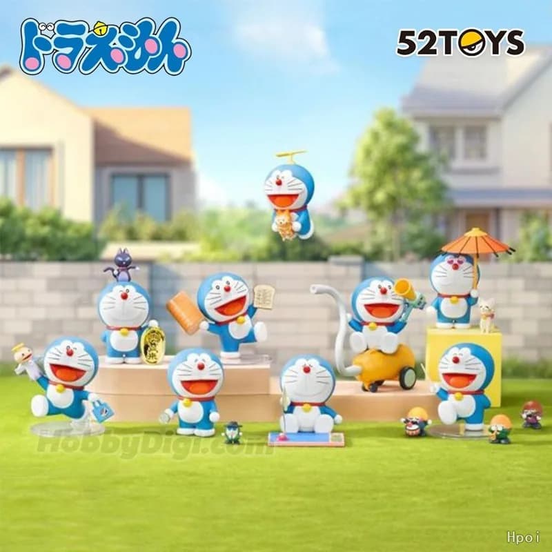 52TOYS Genuine Doraemon Mysterious Prop Series 2 Model Toy Collectibles Christmas Gift Children's Gift Random Blind Box