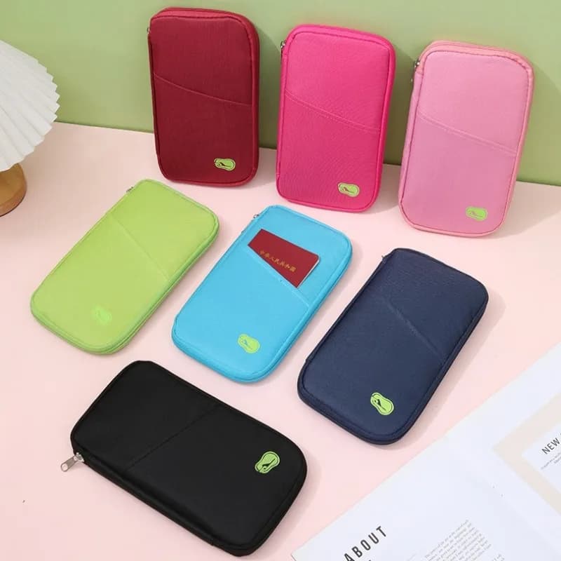 Portadocumenti da Viaggio Multifunzionale Stile Portafoglio, Organizer per Passaporto Unisex, Disponibile all'Ingrosso
