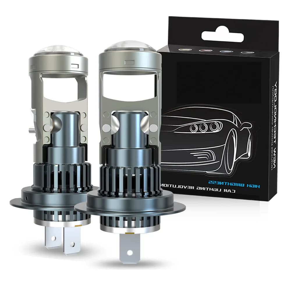 Auto Mini Lente 1:1 Wireless H8/H9/H11 H7 9005 9006 Proiettore Faro Fendinebbia RHD LHD Plug & Play su Auto Lampada Lente led
