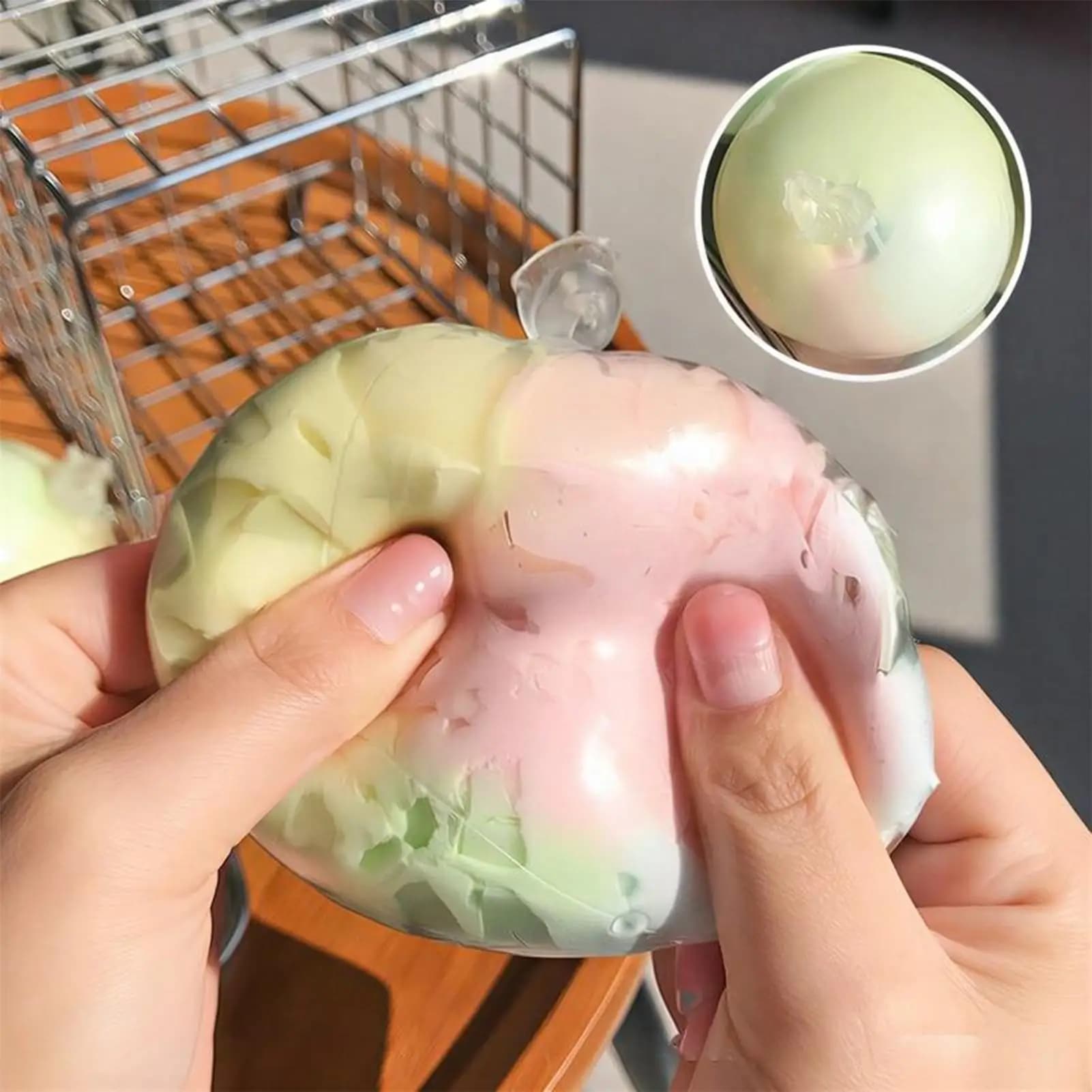 Palline antistress morbide a lento ritorno, giocattolo sensoriale in cera per bambini e adulti, silenzioso, lenitivo e rilassante.