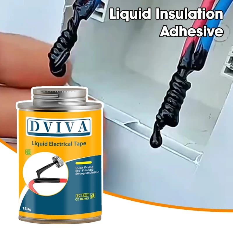 Waterproof Liquid Insulation Paste Fast Drying Electrical Glue Wire Cable Coat Fix Line Glue Home Use Rubber Insulation Paste