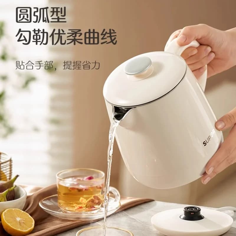 Mini Bollitore Elettrico - Piccolo e Portatile per Casa, Spegnimento Automatico, Acciaio Inossidabile 304 e Protezione contro l'Ebollizione a Secco