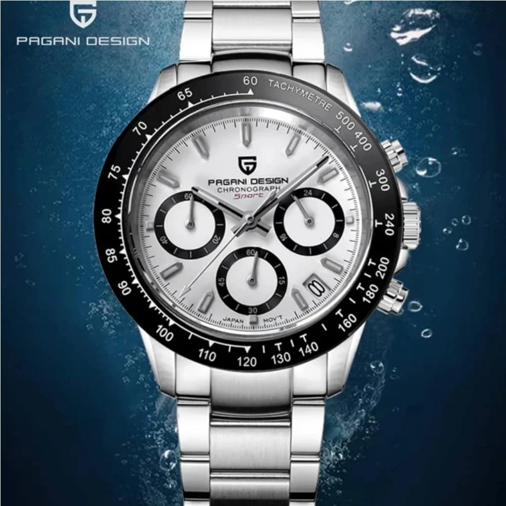 PAGANI DESIGN 2026 New Luxury Men's Watch at the Quartz, Waterproof 100M, Sporty Chronograph for Men, Idea Gift