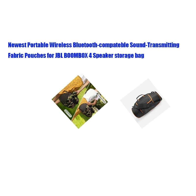 ​ Nuovissime custodie portatili in tessuto con trasmissione audio wireless compatibili con Bluetooth per la custodia dell'altoparlante JBL BOOMBOX 4