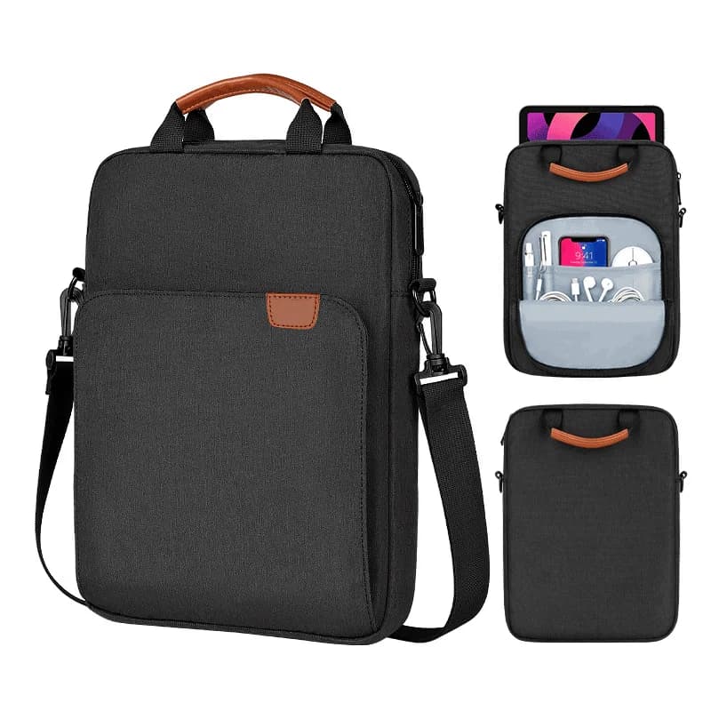 Borsa da palestra per tablet, borsa da palestra per iPad, leggera, multistrato, per laptop, tracolla staccabile