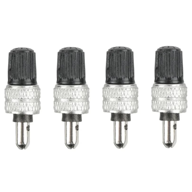 4 Pezzi Valvole per Bicicletta, Valvole Dunlop di Ricambio, Valvole Tedesche, Copri Valvola Antipolvere per Ruote di Biciclette, Accessori Auto