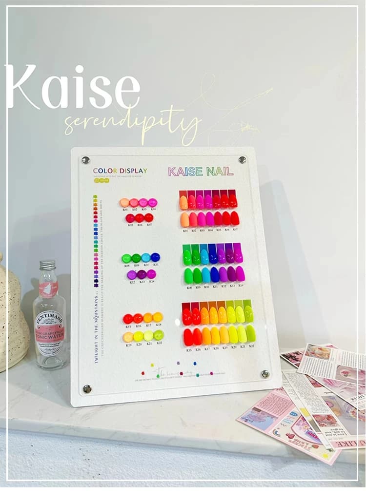 KAISE 22 colori Set gel per unghie multicolore Salone per unghie Gel UV non tossico 2024 Nuova vendita calda Kit per nail art moda professionale Personalizzato