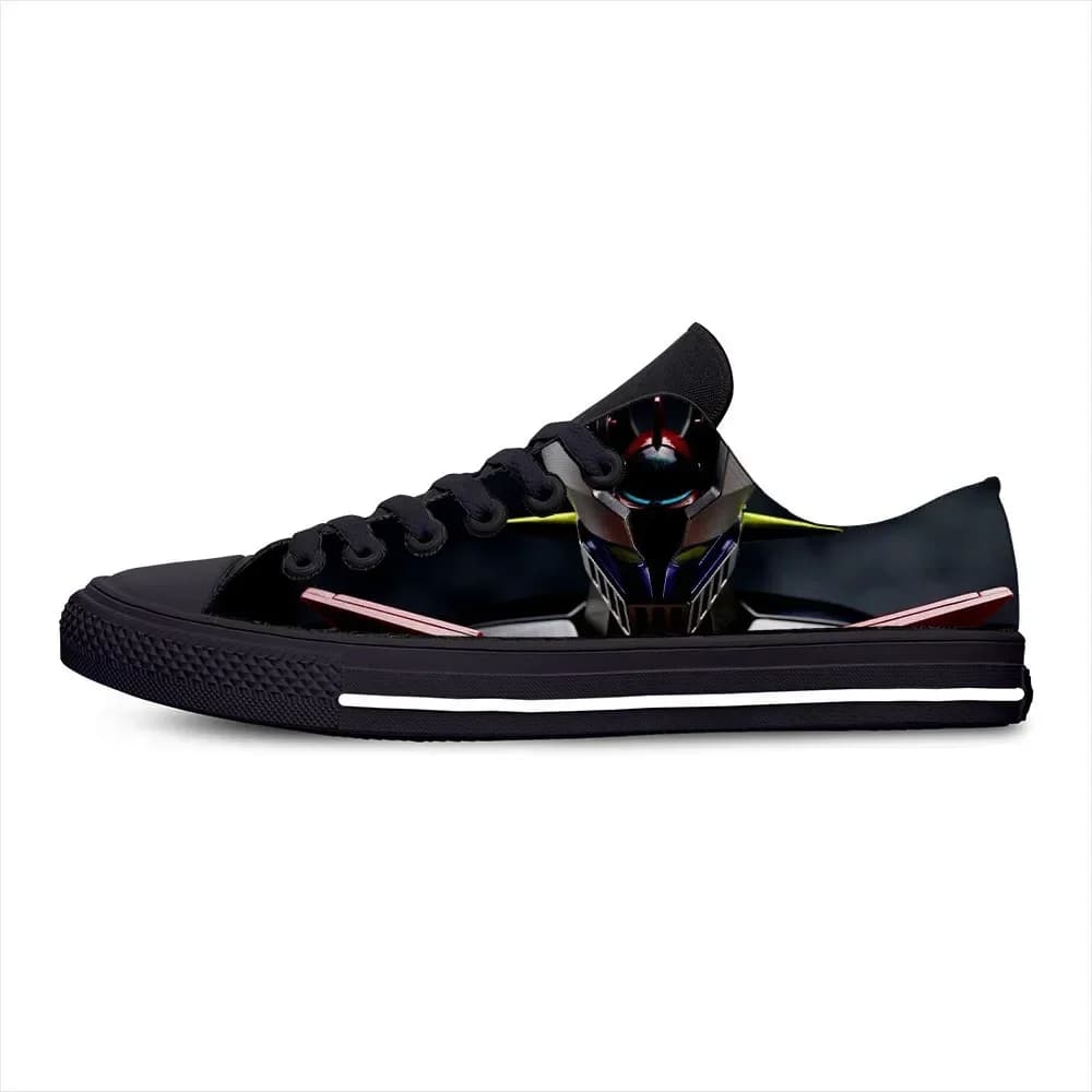 Hot Cool Summer Fashion Low Top Sneakers Breathable Classic Canvas Shoes Man Woman Mazinger Z High Quality Casual Board Shoes