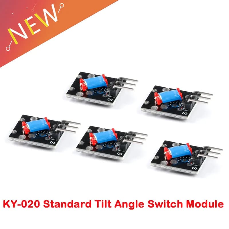 10 Pz/1 pz KY-020 Modulo Interruttore Angolo di Inclinazione Standard Interruttore di Vibrazione Sensore 5 V Tensione di Basso Livello Uscita Singola per Arduino