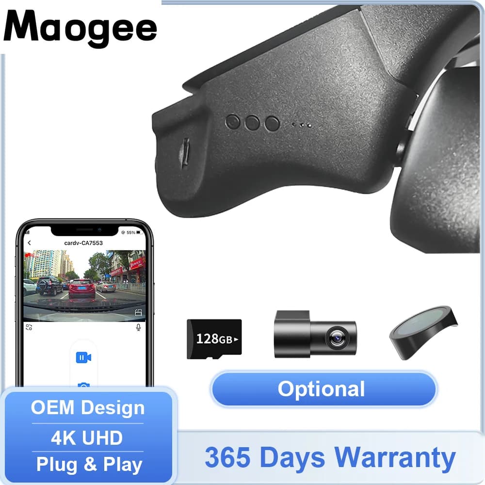 Auto camera Jaguar XJ XJ-L 2011-2019, DVR 4K for Land Rover Range Rover and Sport 2010-2024, Dashcam Rear Support