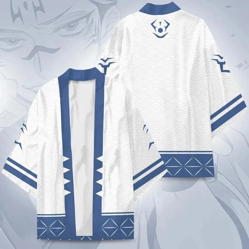 New Anime Jujutsu Kaisen Itadori Yuji Gojo Satoru Cosplay Costumes Kimono Haori Cloak Cardigan Jacket Pajamas Coat Bathrobe NM31