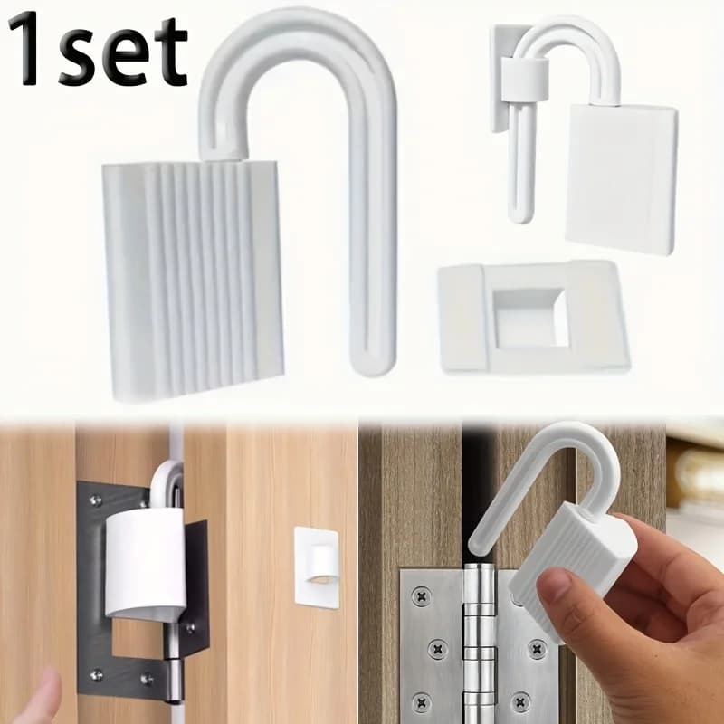 1 set di fermaporta anti-pizzico, adatto per la porta del bagno della porta della camera da letto, impedisce il bloccaggio della porta con le dita