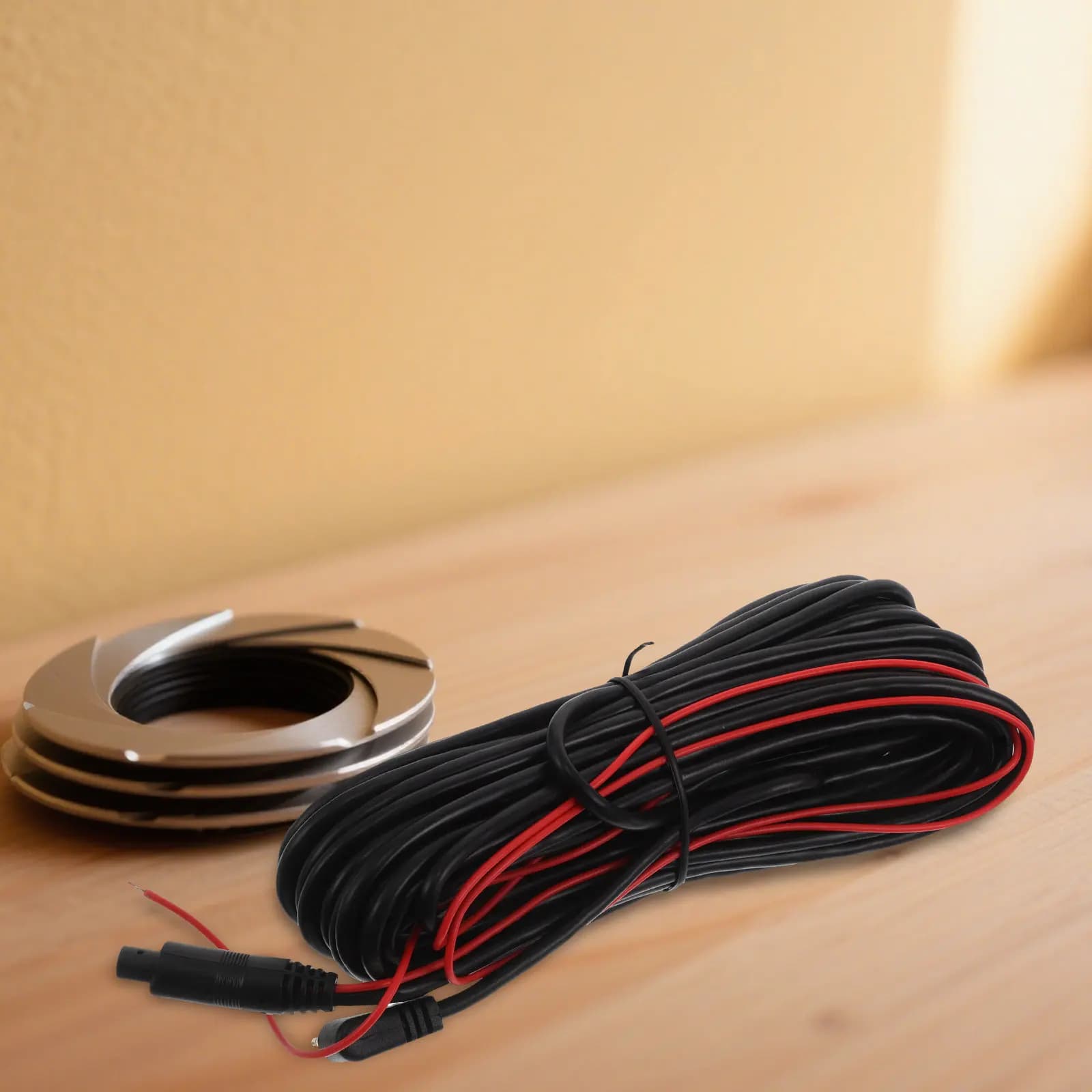 Cavo di Prolunga per Dash Cam da 33 Piedi a 4 Pin, Adattatore per Telecamera Posteriore Resistente, Cavo Flessibile per Telecamera di Retromarcia e Registratore Auto