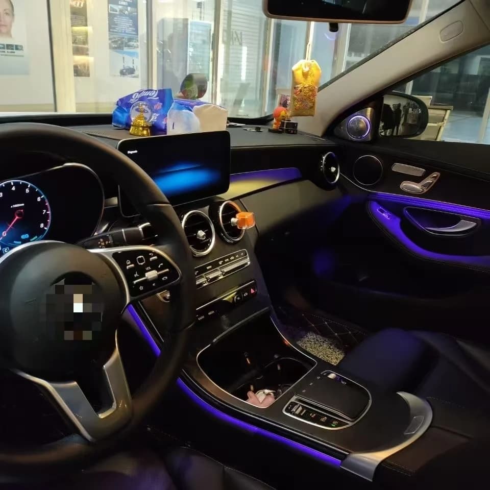 For Mercedes-Benz C Class GLC W205 V Class W447 2015-2018 Android Radio GPS Navigation Bluetooth WiFi Head Unit CarPlay