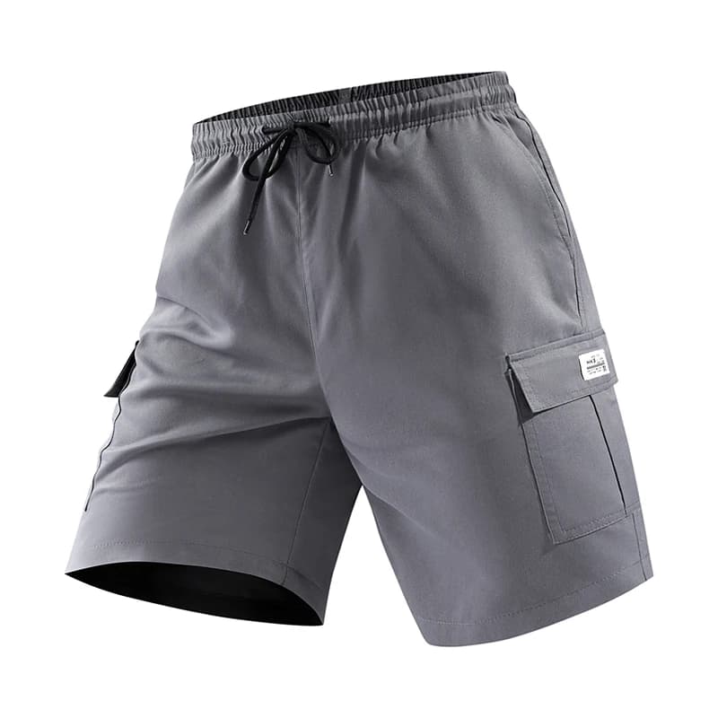 Trendy Men's Sports Shorts for Running and Cycling Spring/Summer, Fast Drying, Breathable, Comfortable, Simplici and Tinta Unita