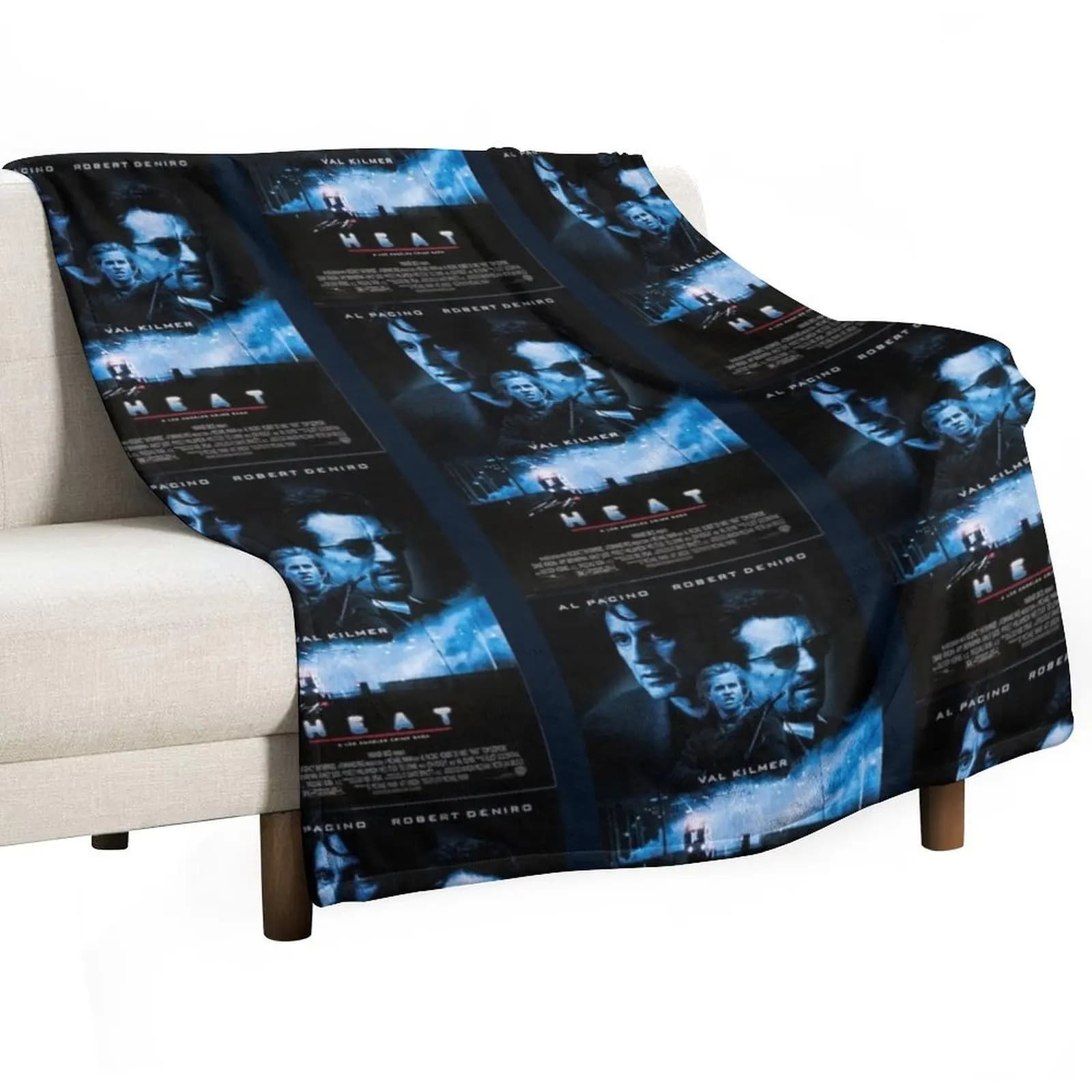 Heat (1996) Movie Throw Blanket Sofa Quilt Weighted blankets ands blankets and throws christmas decoration Winter beds Blankets