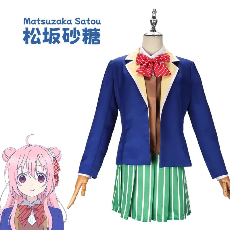 Happy Sugar Life Costume anime Shio Koube Kobe Matsuzaka Satou Cosplay Donne Ragazze JK Uniforme scolastica Sailos;3'c,5.y;8'v,