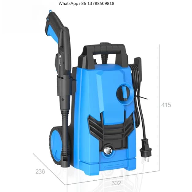 Idropulitrice Elettrica ad Alta Pressione per Bici e Pulizia con Getto d'Acqua