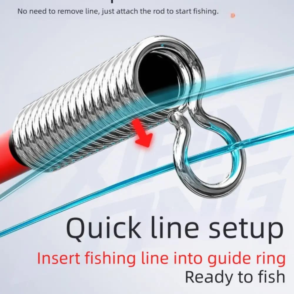 Canna da pesca da pesca notturna Bastone di illuminazione Bastone luminoso da pesca impermeabile rimovibile Lampada da palo elettronico con attrezzatura galleggiante di 2 dimensioni