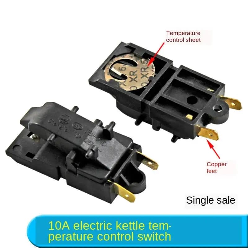 1pc Electric kettle switch accessories steam switch boiling kettle coffee pot accessories temperature control switch 10A 250V