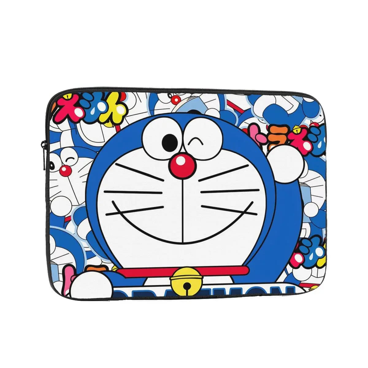Custodia Antiurto 12" 13" 15" 17" Kawaii Carina Doraemon per Laptop, Borsa Protettiva per MacBook Air Pro e Notebook