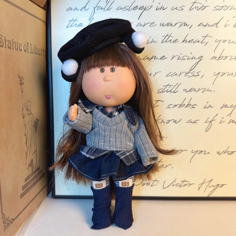 Bambola Mia Patata Spagnola da 24 cm, Nuovi Vestiti e Outfit Carini per Bambola Mia Patata, Abiti da Vestire, Regalo per Bambine, Giocattolo alla Moda per Bambini