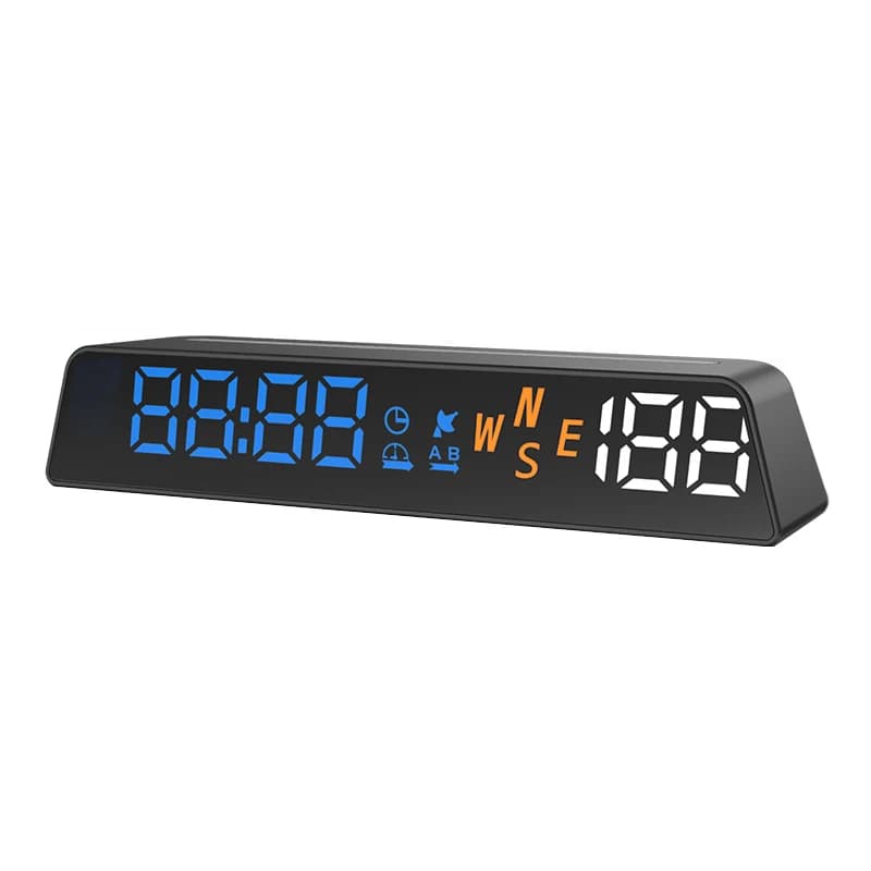 GPS HUD Head up Display Car Speedometer Smart Digital Alarm Meter Plug and Start Stop Meter with Car
