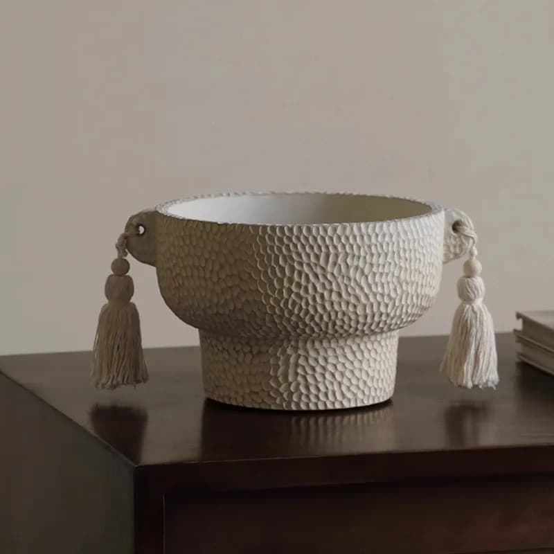 Modern Cement Flower Pot Living Room Desktop Storage Flower Vase Simple Indoor Plants Planters Home Decoration Accessories