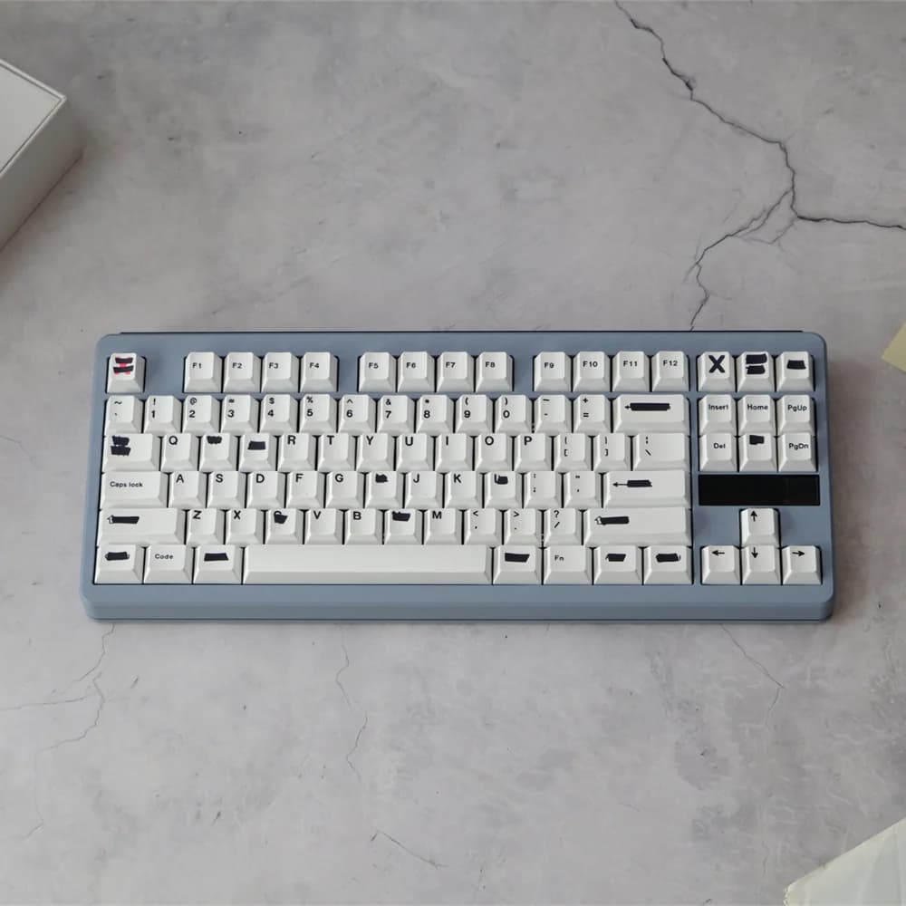 151 Keys/Set GMK Redacted Keycap Cherry Profile Dye Sublimation PBT Key Cap For mx Keyboard GH60 Wooting 61 66 67 75 84 87 108
