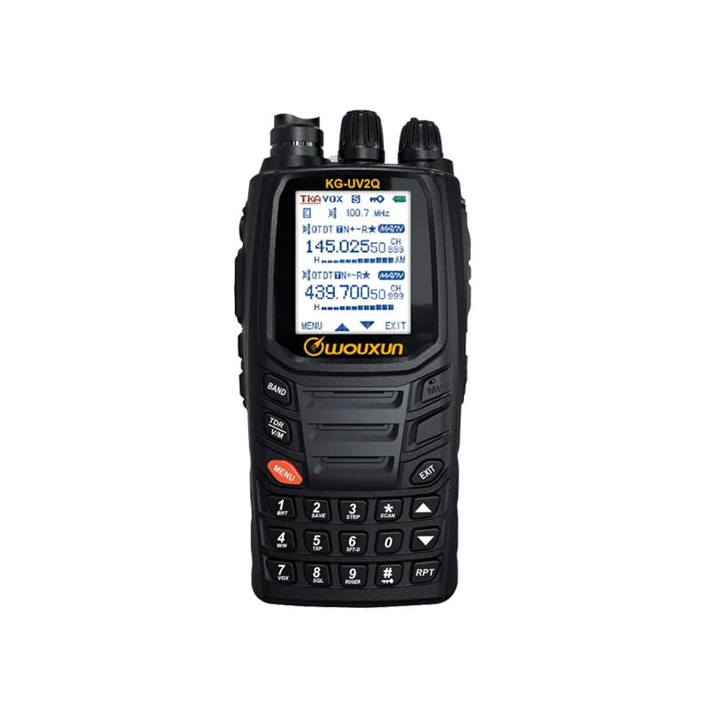 Wouxun KG UV2Q Radio bidirezionale 3200mAh 8W A lungo raggio 7 bande Air Band Ricevitore Ripetitore Circuito classico Walkie Talkie Interphone