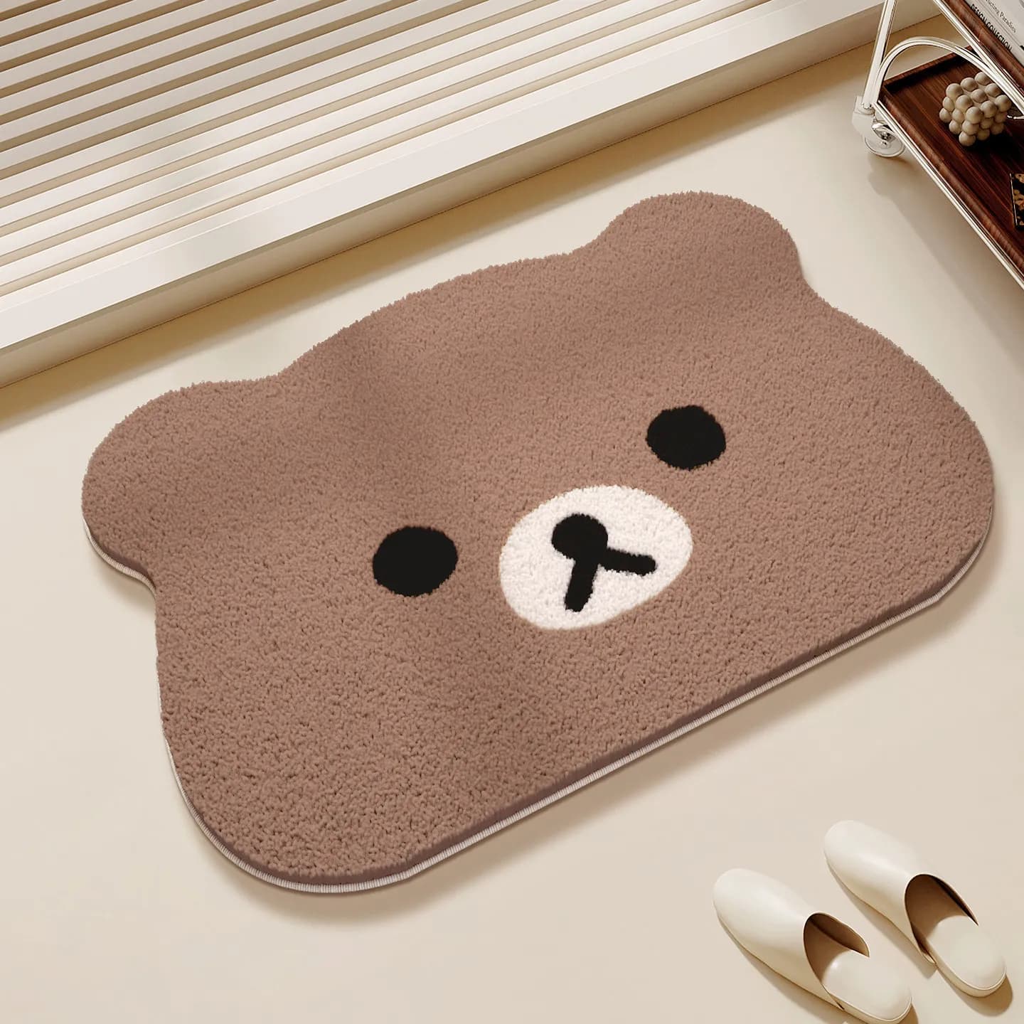 Rilakkuma & Kiiloitori Bear Carpet Doormat Welcome Mat Outdoor Carpet Lightweight Living Room Carpet Rug For Bedroom Home Decor