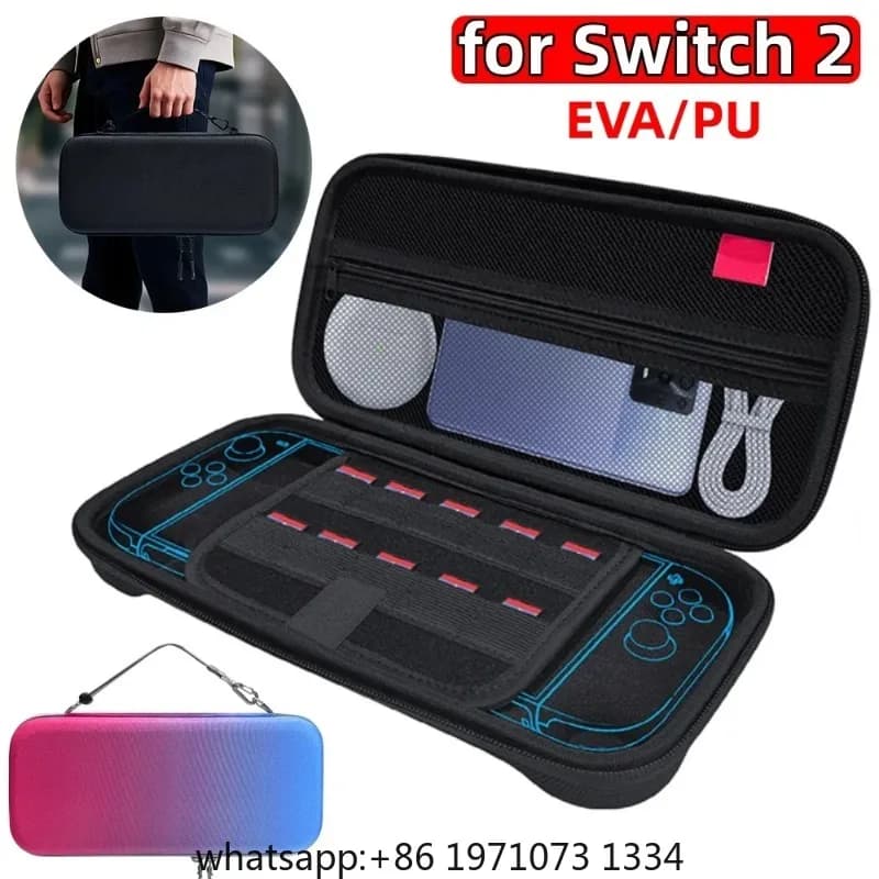 Carrying Case for Nintendo Switch 2 Console Portable Storage Bag Hard Shell Pouch Travel Carrying Protective Case Accessories