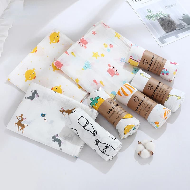 Children's Bath Towel Kids Bathrobe Baby Cover Baby Wrap Boys Girls Cotton Garza 110 cm