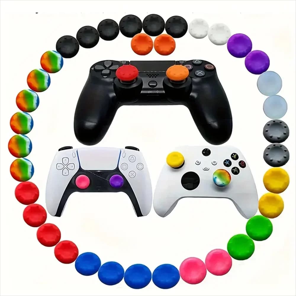 20PCS antiscivolo in silicone analogico Joystick Thumb Stick Grip Cap per PS3/Xbox360 Controller Accessori di gioco Controller
