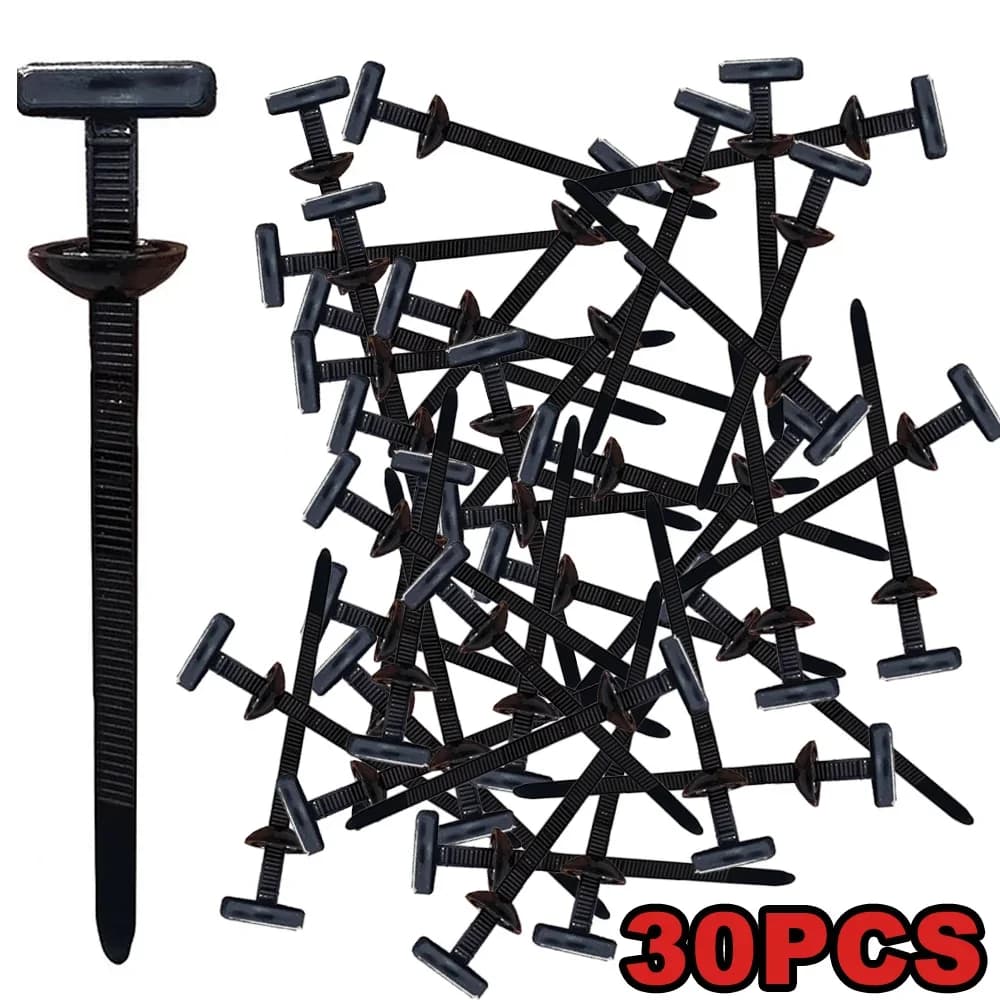 10-30PCS Nylon Fascetta Fibbia Vite di Fissaggio Automatico Clip di Ricambio Auto Parafango Tronco Motore Guard Pannello di Gestione dei cavi Sicuro