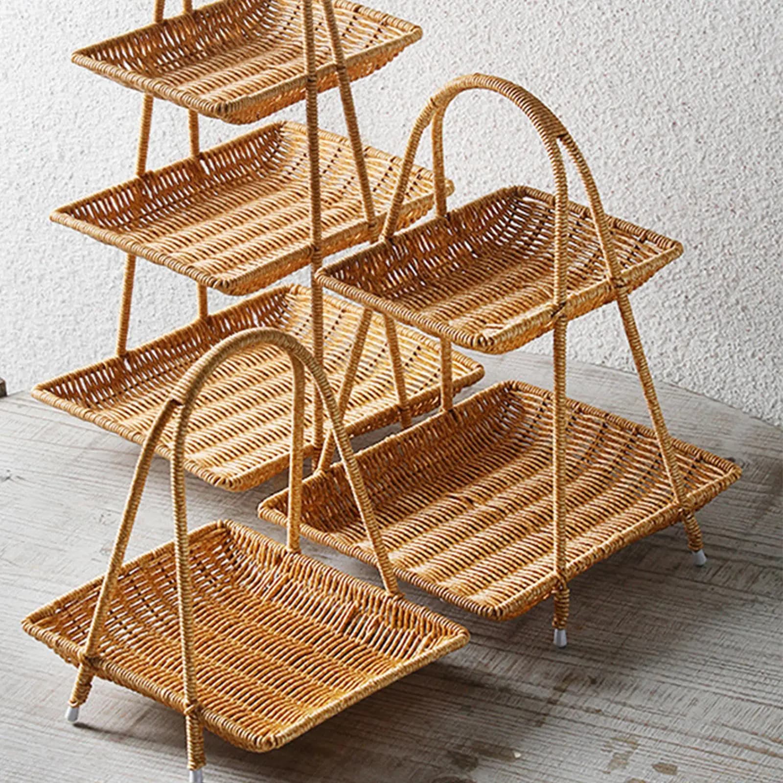 Kitchen Tray Jewelry Trinket Tray Dried Fruit Cosmetic Rack Kitchen Organizer