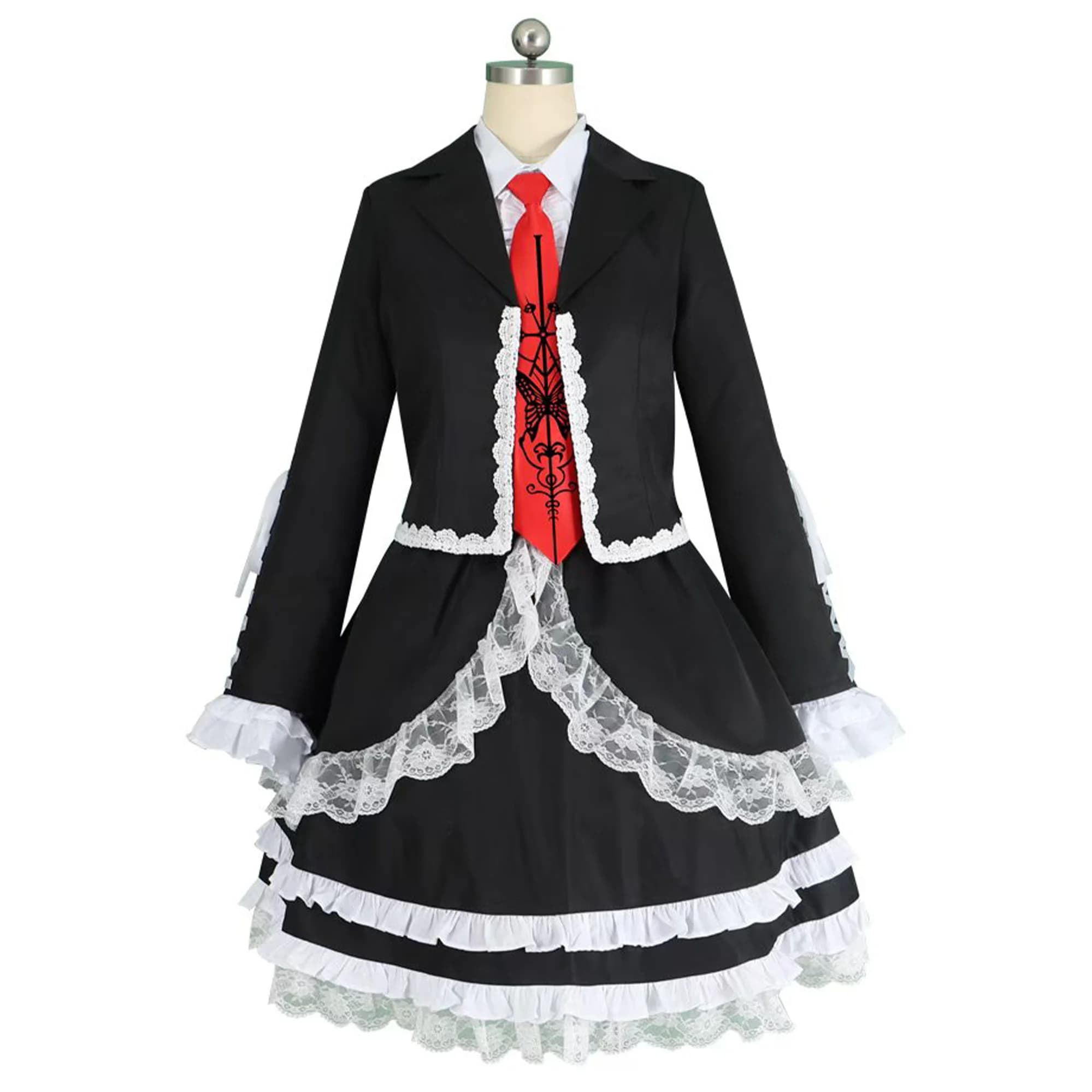 Celeste Ludenberg Cosplay Yasuhiro Taeko Costume Gothic Lolita Dress Abito in pizzo bruciato Uniforme anime