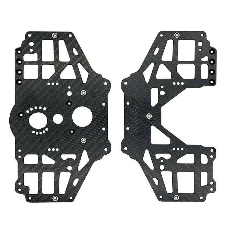 Piastra di Protezione Centrale del Cambio in Fibra di Carbonio per Losi LMT 4WD Solid Axle Monster Truck 1/8, Parti e Accessori per Upgrade Auto RC