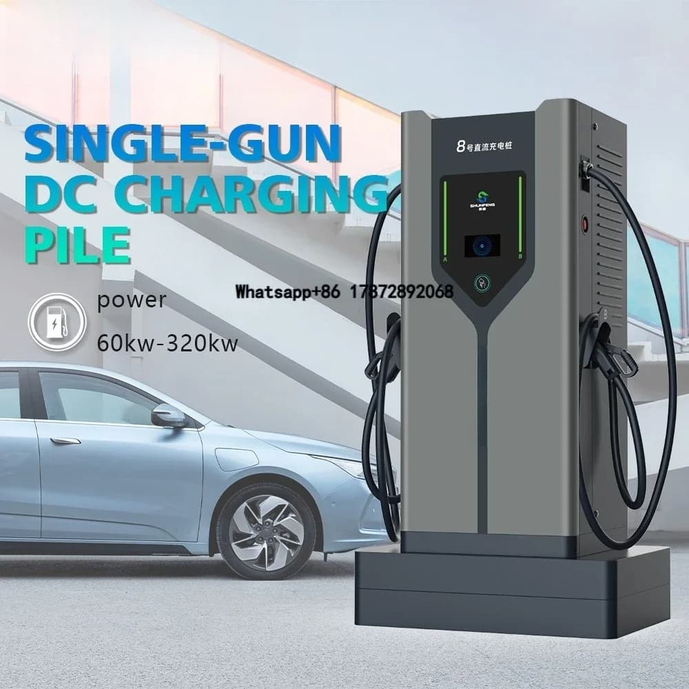 Stazione di Ricarica DC ad Alta Potenza 180KW, Caricatore Intelligente per Veicoli Elettrici OCPP, Nuova Protezione IP55, Certificazione CE