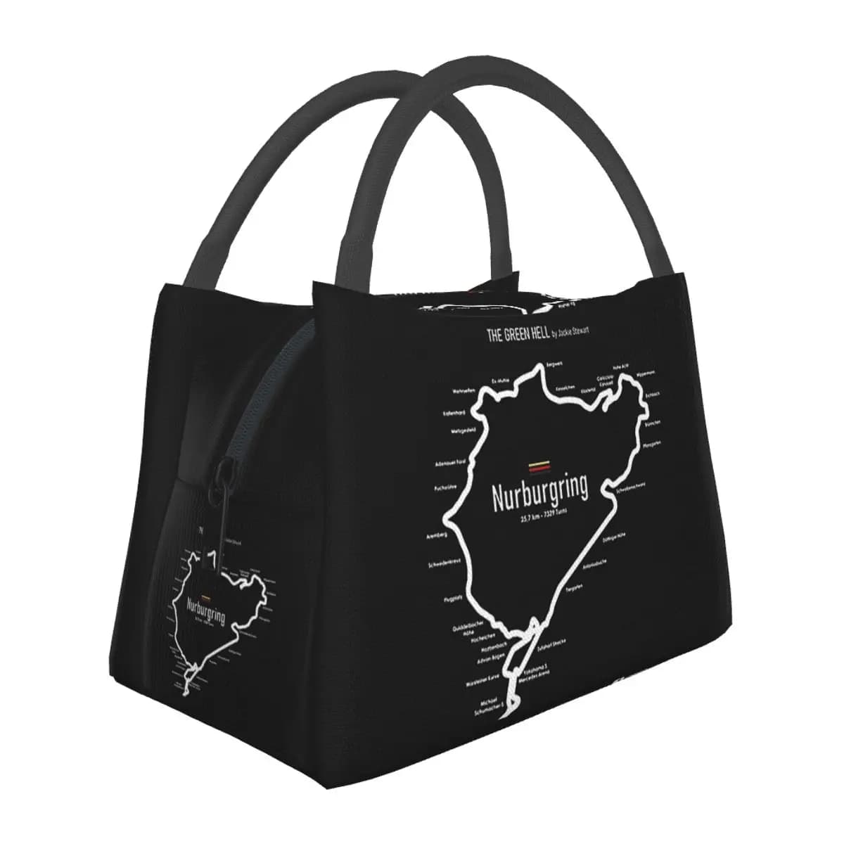 Nurburgring Insulated Lunch Bag for Women Picnic Storage Food Boxes Portable Container Cooler Thermal Lunch Box Tote
