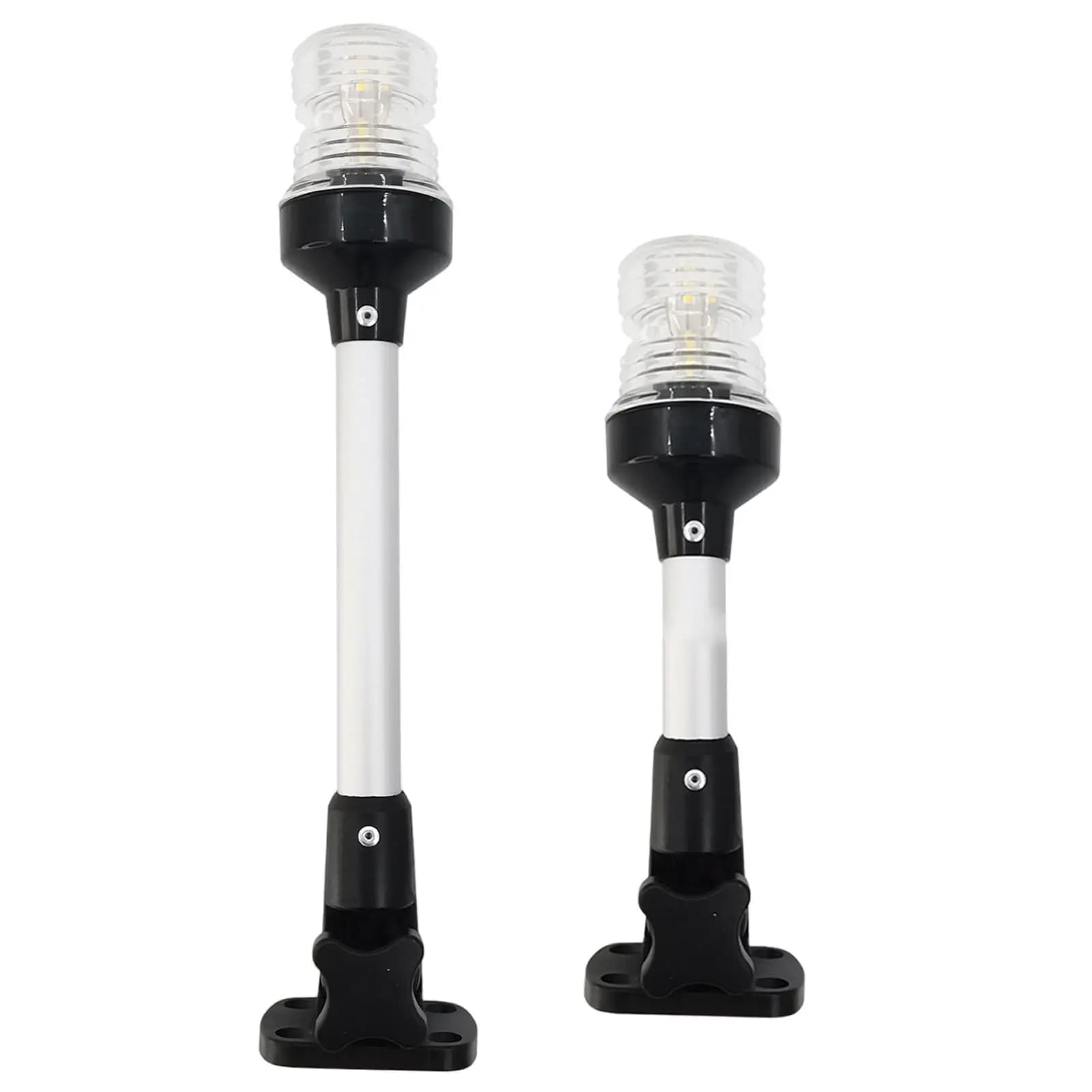 Luce di Poppa per Imbarcazioni Robusta, Lampada di Navigazione a LED Pieghevole a 360 Gradi per Pontoni e Yacht, Facile Installazione