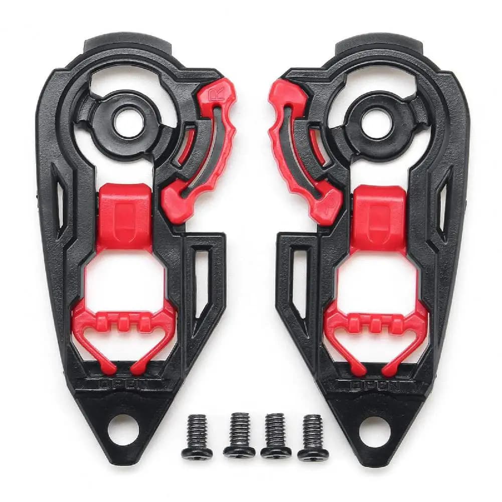 1 paio di piastre di base scudo compatte per casco moto visiera scudo piastra di base per ingranaggi supporto per obiettivo per K1 K3SV K5 / K3 K4