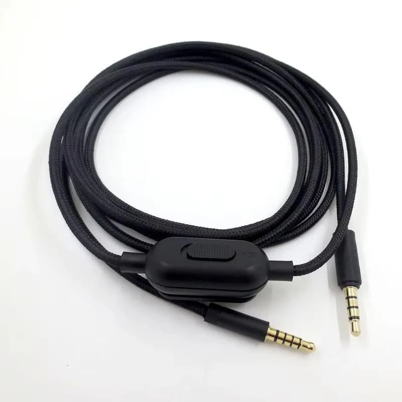 200 cm Gaming Headphone Striped Audio Cable for Logitech G433 G233 G Pro X