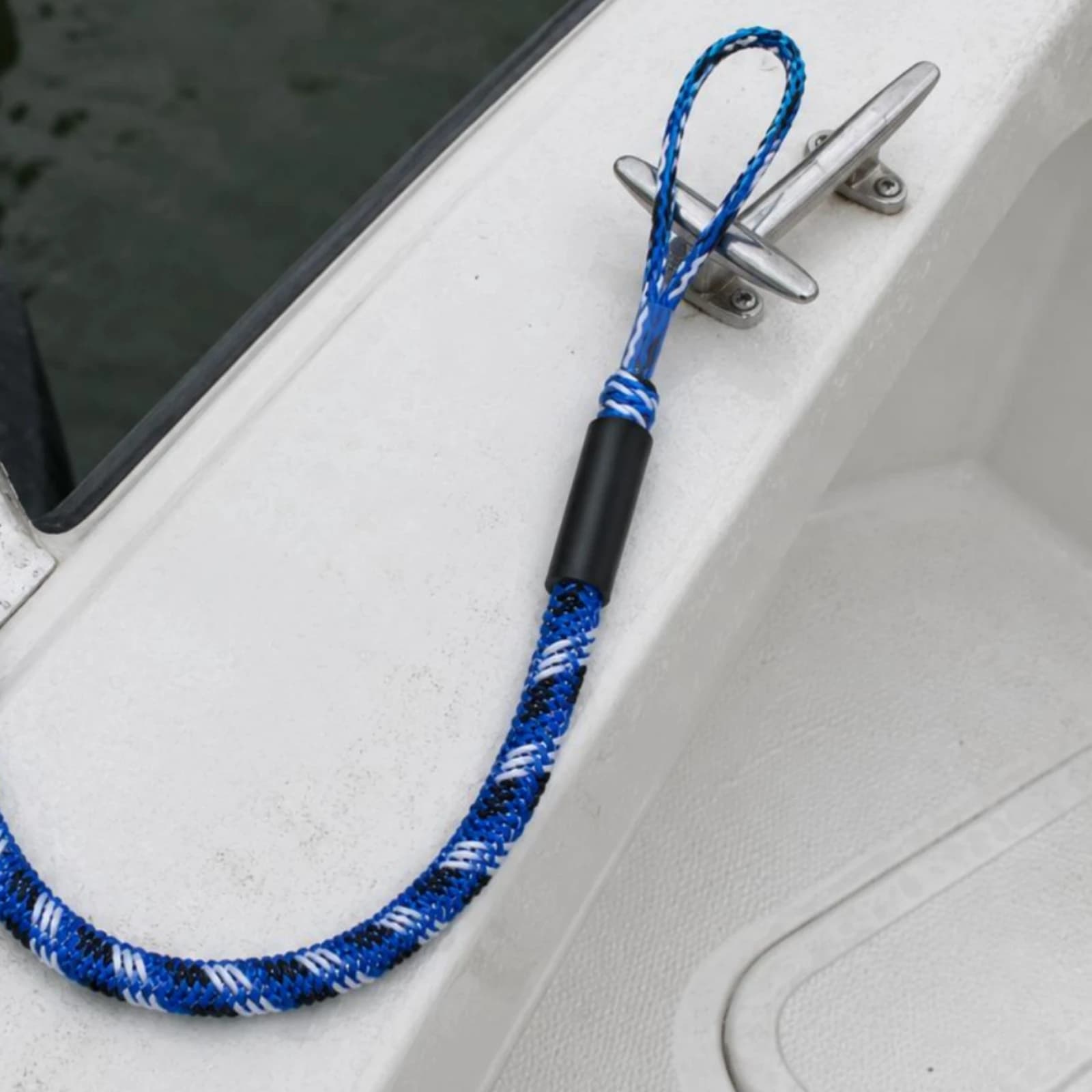 Bungee Dock Line Braided Boat Bungee Rope Elastic Rope Looped End Marine Gear Stretchable for Mooring