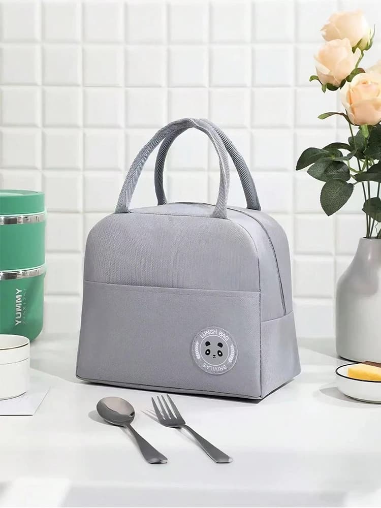 Borsa Termica Portatile Nuova, Contenitore Pranzo Isolato, Borsa Frigo Tote, Sacchetto Bento, Contenitore Porta Alimenti per Scuola