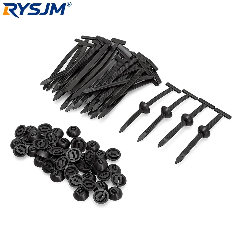 Plastic Belts Universal Car Nylon Cable Spools Support for heavy duty self-locking clamps with strong button fasteners