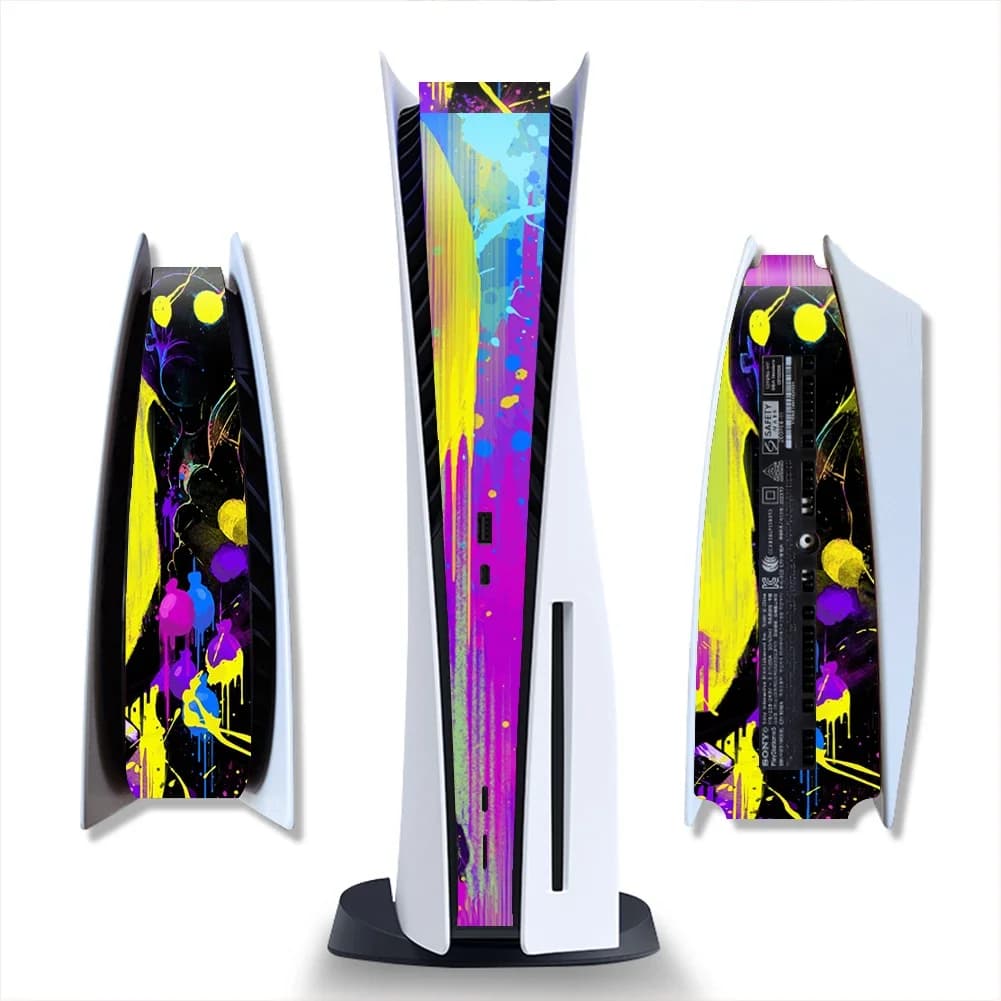 accessorio di gioco per console PS5 Adesivo decorativo per la pelle Middel Parte centrale Striscia di protezione Decalcomanie per pellicole Adesivo per la pelle della copertura personalizzata