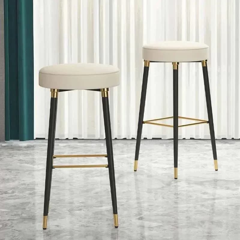 Sedia da bar moderna e minimalista di lusso, sedia da cucina in metallo morbido, sedia da computer, sedia da gioco, mobili per la casa XY50BC